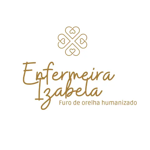 Ícone quadrado do logotipo da Enfermeira Izabela Lares para o curso de perfuração de orelha no bairro Cidade Nova.